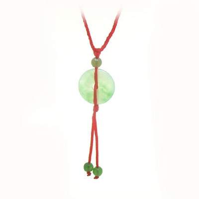 平安玉石扣玉飾項(xiàng)鏈