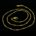 18寸金色長短珠項(xiàng)鏈diy飾品吊墜配鏈