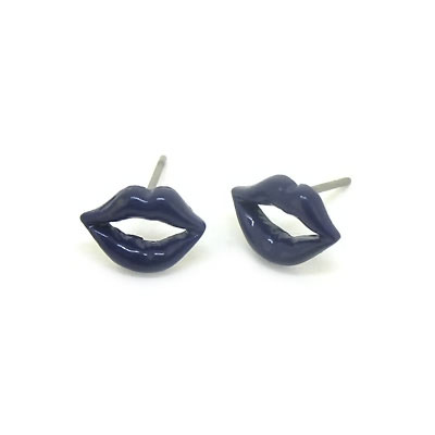韓版可愛個(gè)性嘴唇耳釘 日韓小飾品