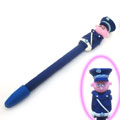 可愛小警察軟陶筆小禮品筆