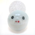 白色骷髏頭發(fā)泄球減壓球新奇玩具