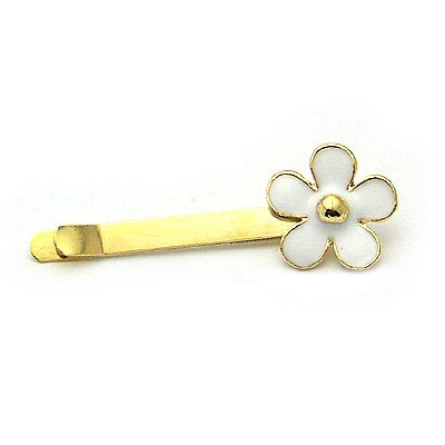 素雅雛菊小花朵合金飾品發(fā)夾一字夾發(fā)夾批發(fā)