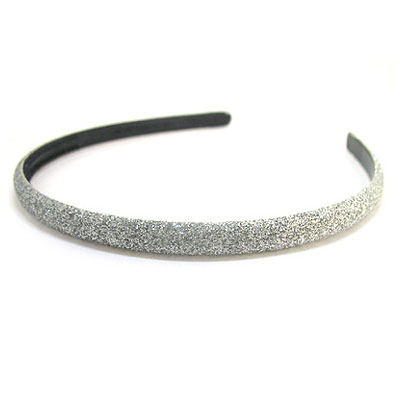 亮銀粉時(shí)尚頭箍壓環(huán)女士盤發(fā)飾品