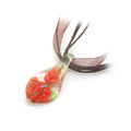 喇叭花夜光琉璃項(xiàng)飾/夜發(fā)光吊墜墜子批發(fā)
