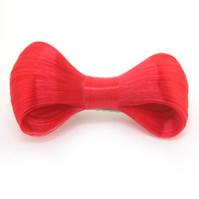 大紅假發(fā)牛角夾頭飾品