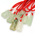 A玉好水頭優(yōu)質(zhì)節(jié)節(jié)高紅繩玉石項(xiàng)鏈