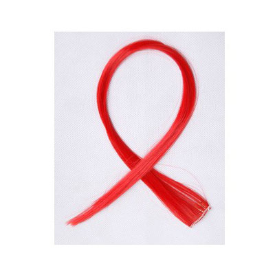 紅色長假發(fā)片原宿發(fā)飾品 挑染長發(fā)片批發(fā)